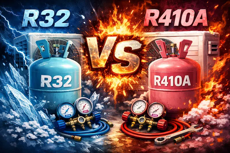 R32 срещу R410A