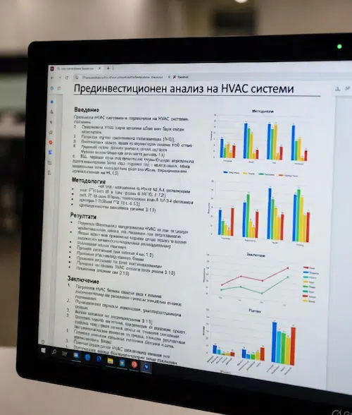 Прединвестиционен анализ на HVAC системи