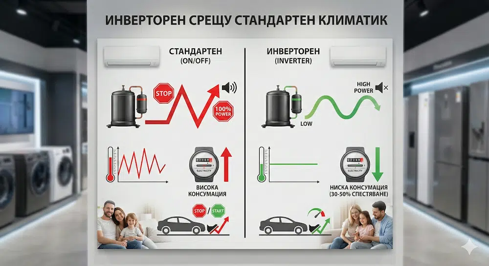 Инверторен срещу стандартен климатик