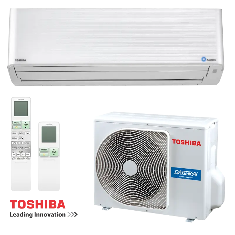 Инверторен климатик Toshiba Super Daiseikai 9 RAS-10PKVPG-E + RAS-10PAVPG-E