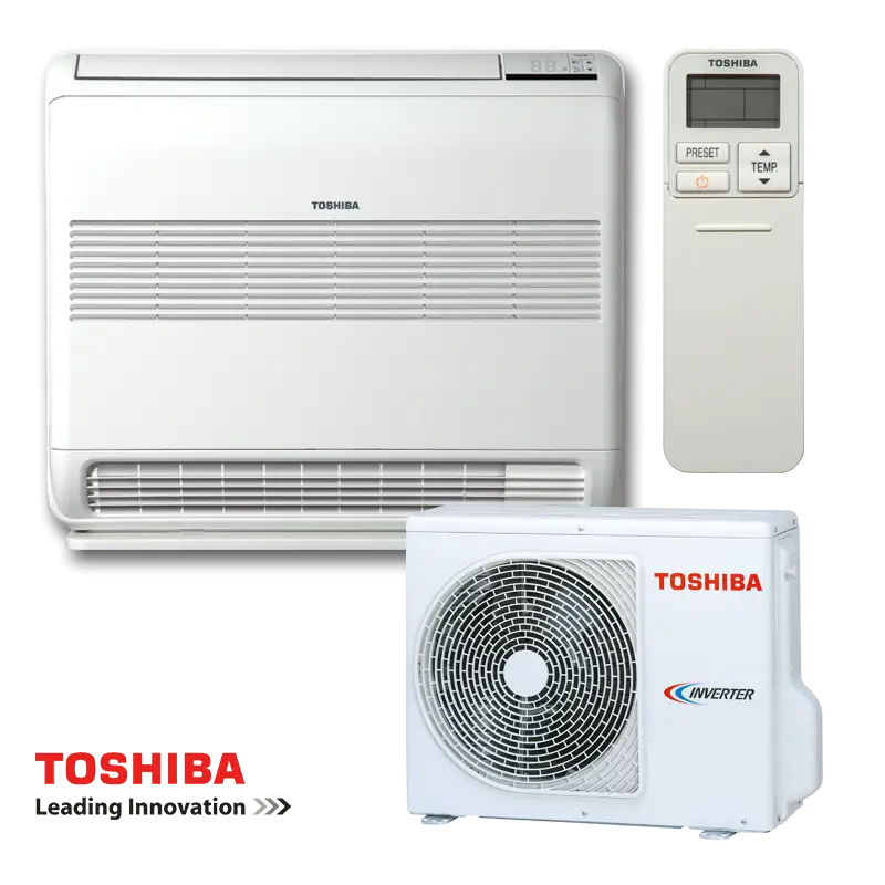Инверторен климатик Toshiba Bi-flow RAS-B10J2FVG-E1 + RAS-10J2AVSG-E - подов тип