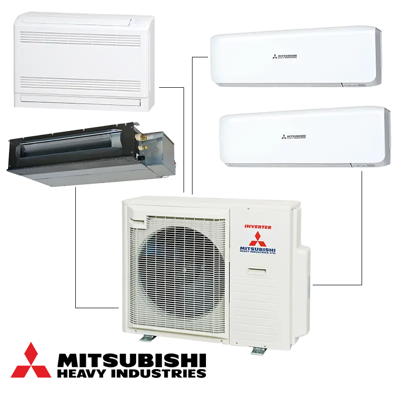 Външно тяло на мултисплит система Mitsubishi Heavy Industries SCM80ZS-W