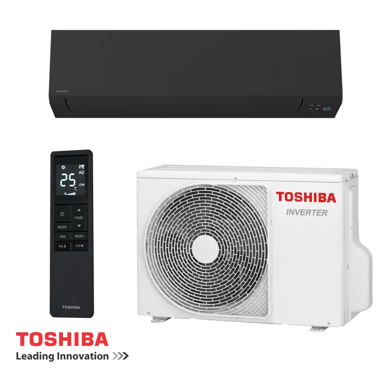 Инверторен климатик Toshiba Shorai Edge RAS-B10G3KVSGB-E + RAS-10J2AVSG-E1 - черен