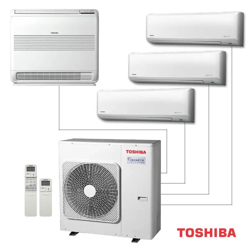 Външно тяло на мултисплит система Toshiba RAS-4M27G3AVG-E