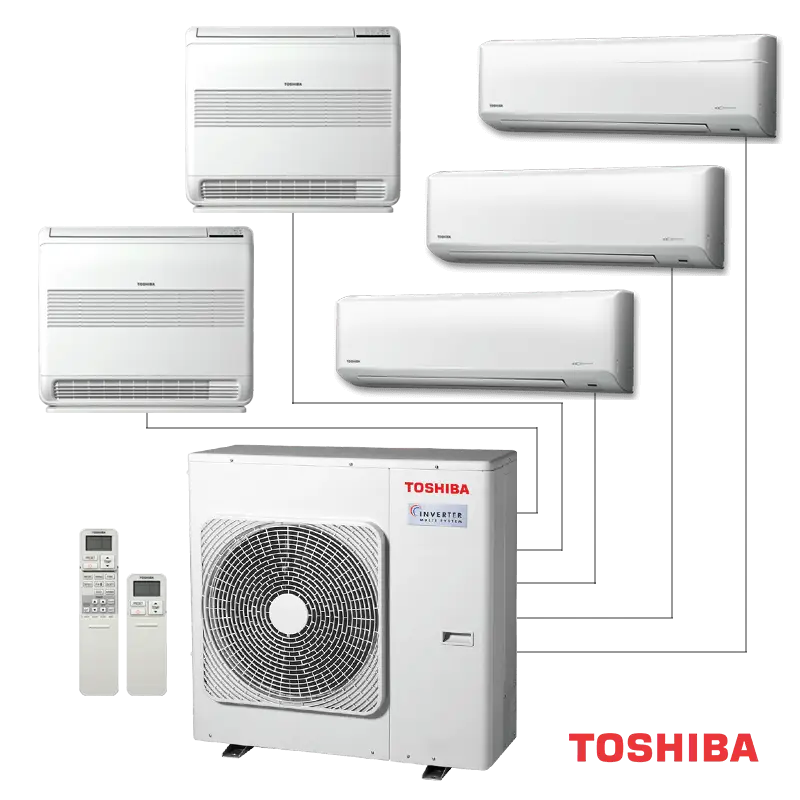 Външно тяло на мултисплит система Toshiba RAS-5M34G3AVG-E