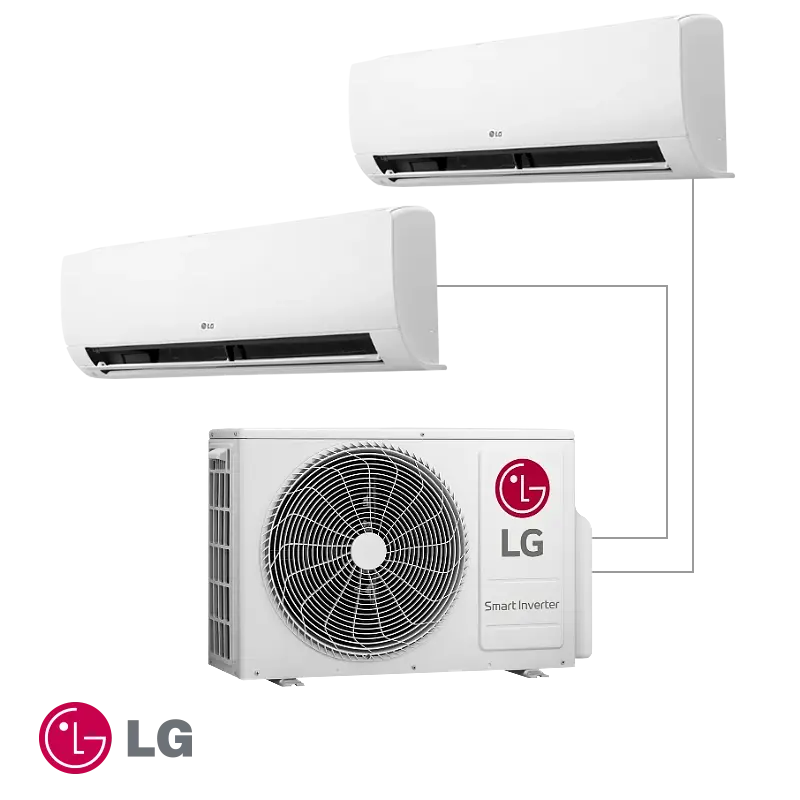 LG мулти сплит система RM2U15.U18 + RMN09.NSJ + RMN09.NSJ