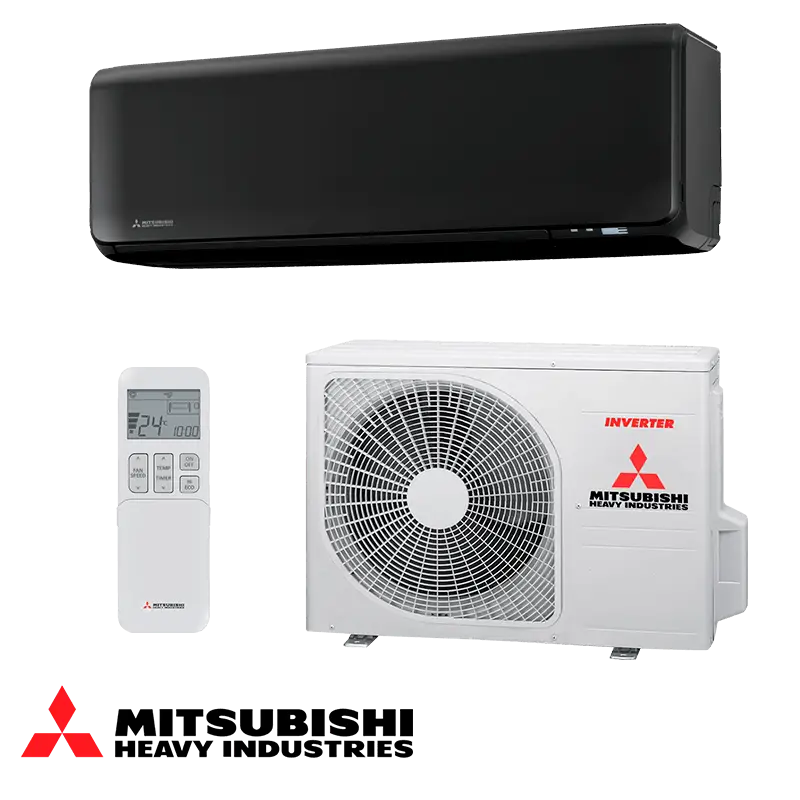 Инверторен климатик Mitsubishi Heavy Industries SRK 20 ZT-WFB + SRC 20 ZT-W - черен
