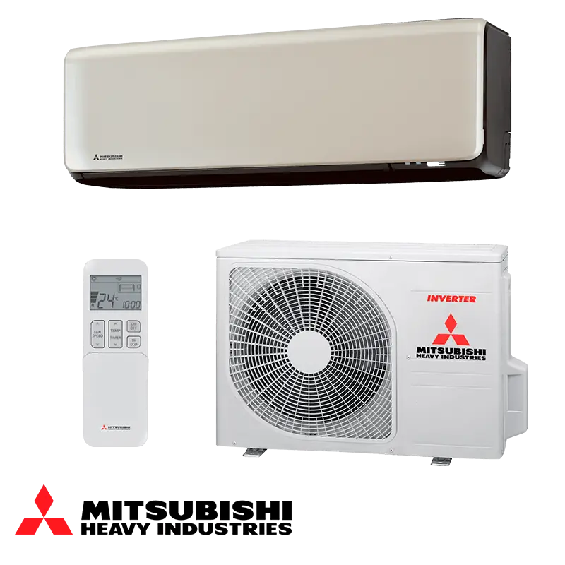 Инверторен климатик Mitsubishi Heavy Industries SRK 25 ZT-WFT + SRC 25 ZT-W - титаниев