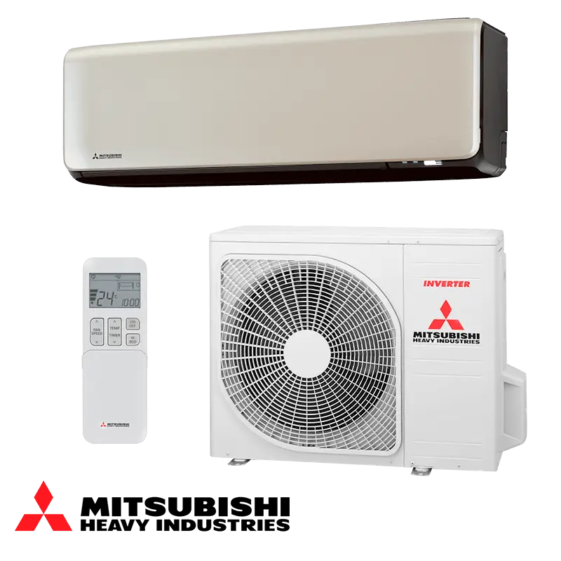Инверторен климатик Mitsubishi Heavy Industries SRK 35 ZT-WFT + SRC 35 ZT-W - титаниев