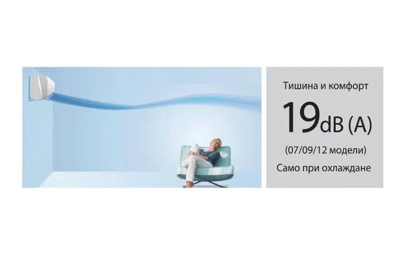 Комфортен въздушен поток и тиха работа