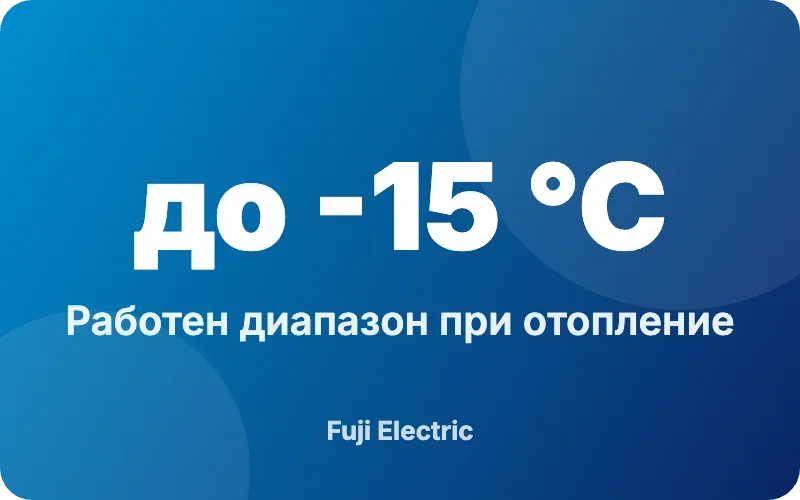 Отопление и охлаждане целогодишно