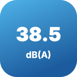 Ниво на шум на вътрешното тяло от 38.5 dB(A)