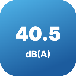 Ниво на шум на вътрешното тяло от 40.5 dB(A)