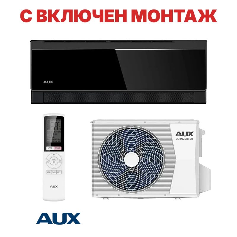 Инверторен климатик AUX C Comfort  ASW-H18E3A4/CBR3DI-C7 - черно