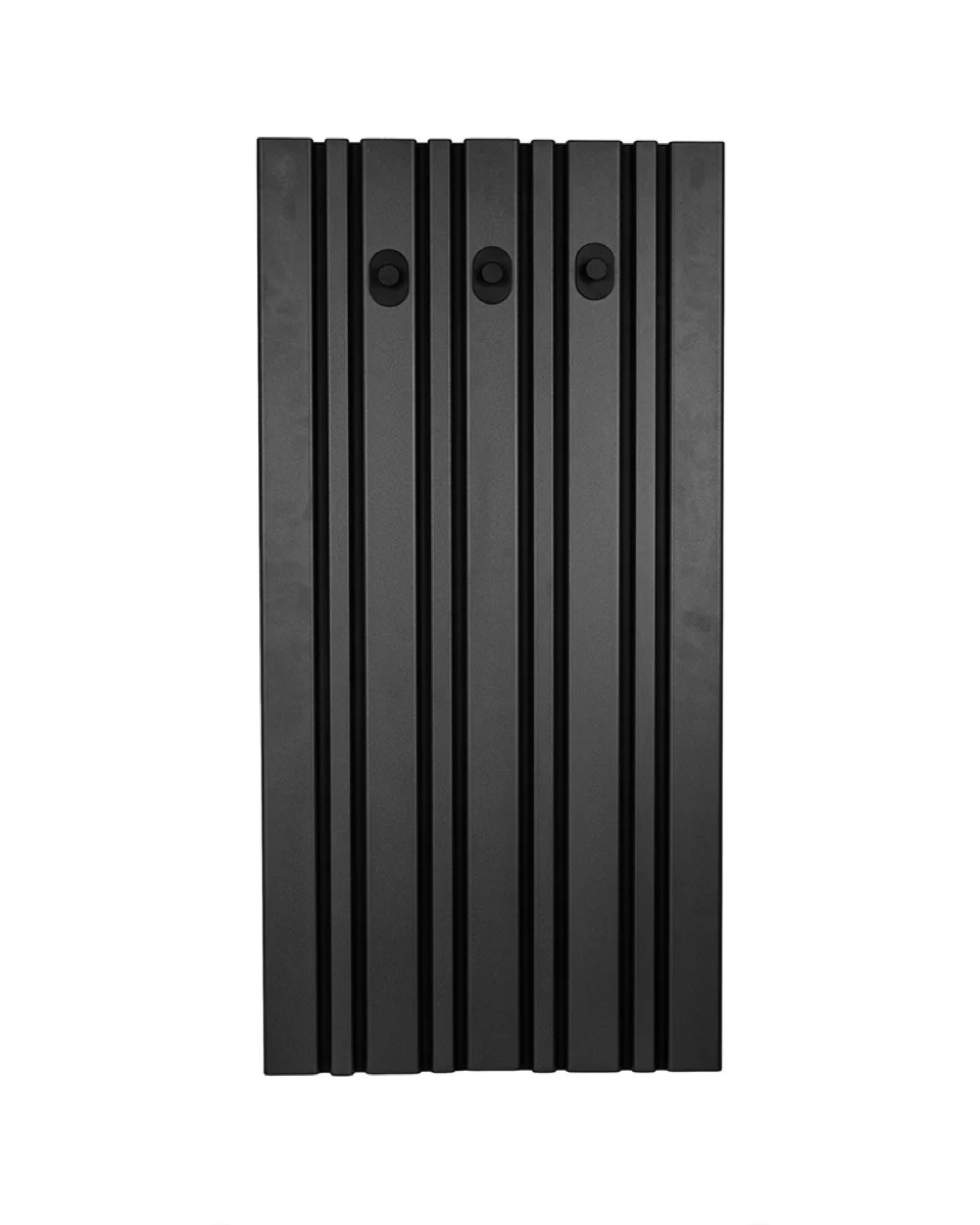 TMX AMBER дизайнерска лира за баня — H:1000/ W: 500 / HeatQ / BLACK