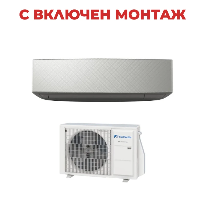 Инверторен стенен климатик Fuji Electric RSG14KETE-B + ROG14KETA - Professional Design Black (KE)