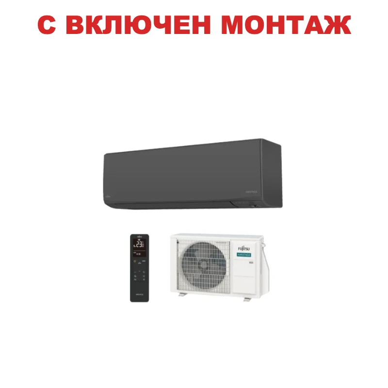 Инверторен климатик Fujitsu Airstage ASEH12KJCA-B + AOEH12KJCA - Professional (KJ) Black