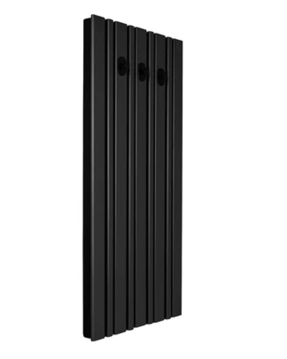 TMX AMBER дизайнерска лира за баня — H: 1500/ W: 500 / Wheelbase: 400 (mm.) / NO / BLACK TEXTURE - Image 5